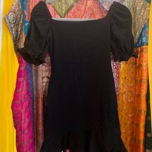 Brand New Princess Polly Precious Thing Mini Black Dress